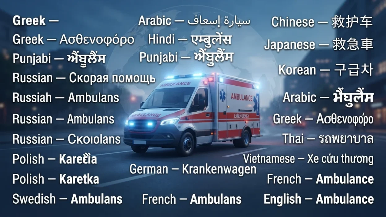 Ambulance in Different Languages