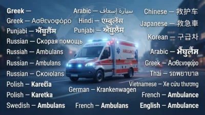 Ambulance in Different Languages