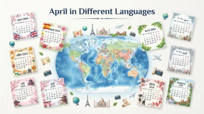 April in Different Languages