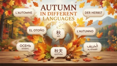 Autumn in Different Languages