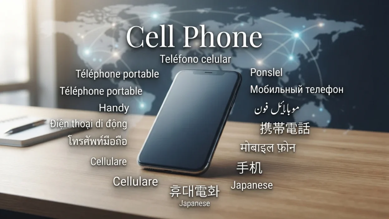 Cell Phone in Different Languages