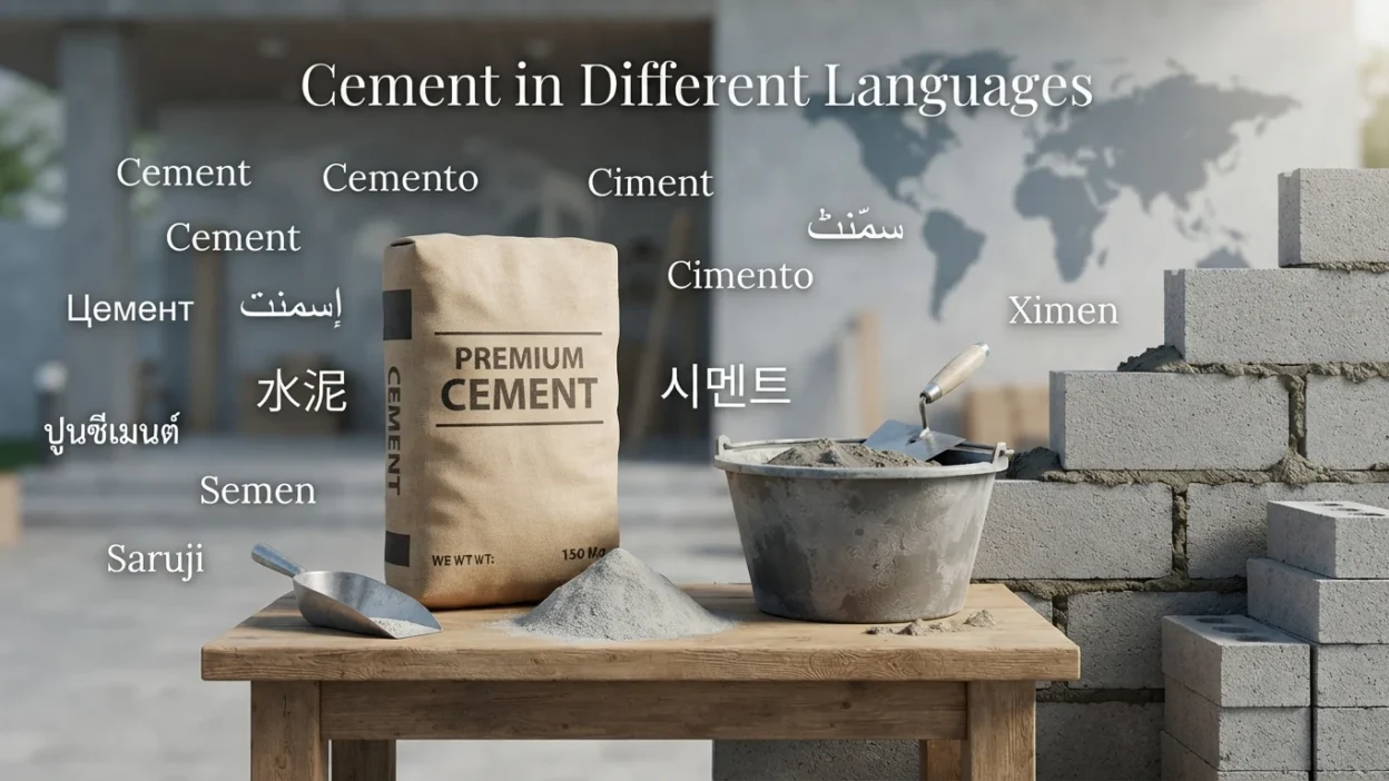 Cement in Different Languages
