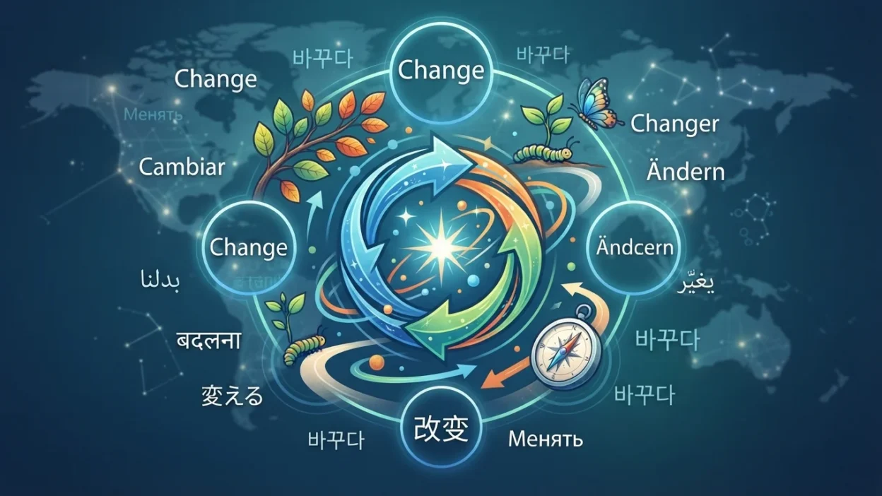 Change in Different Languages