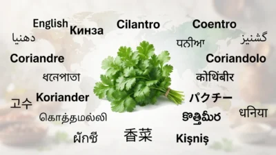Cilantro in Different Languages