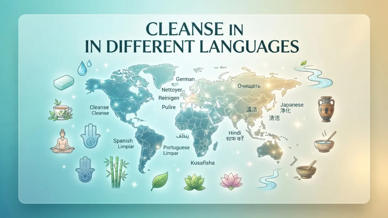 Cleanse in Different Languages
