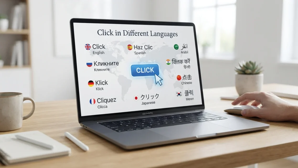 Click in Different Languages