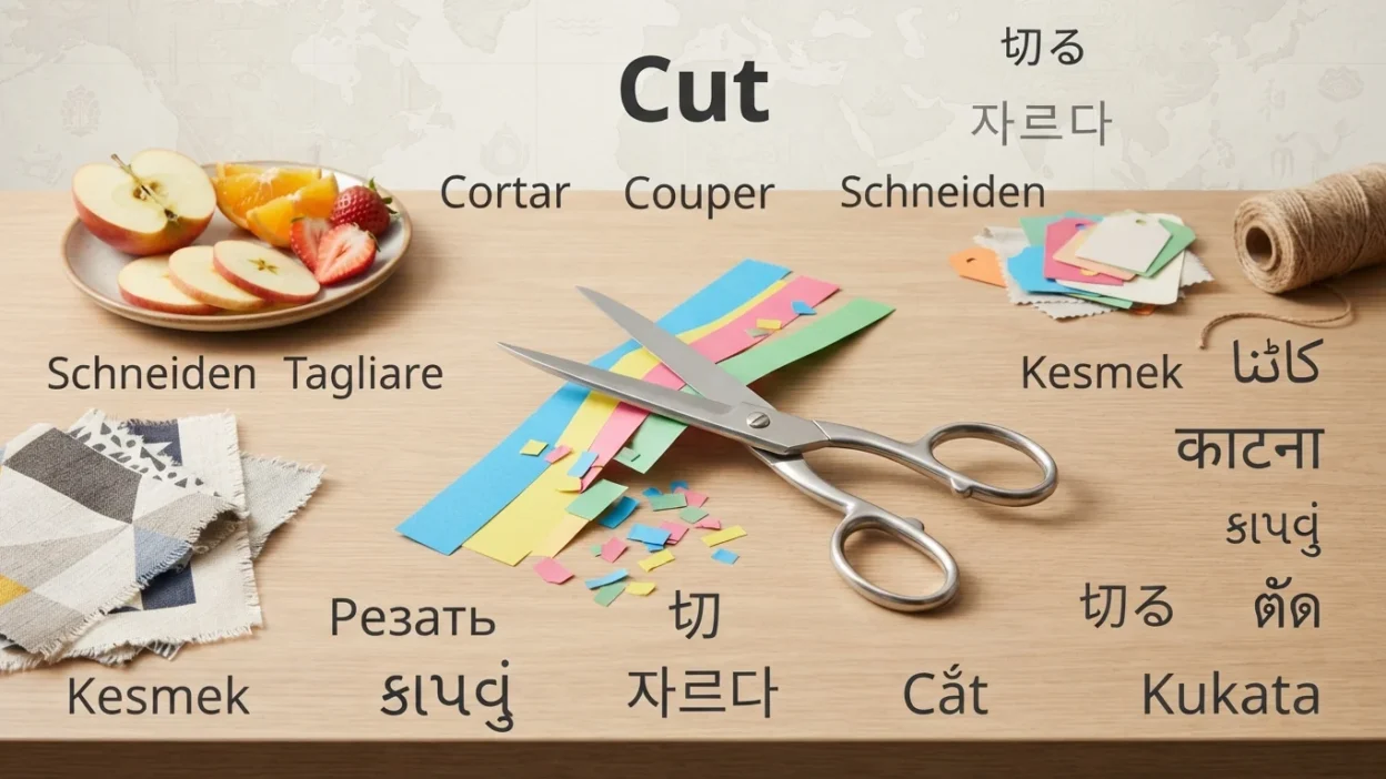 Cut in Different Languages