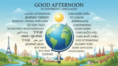 Good Afternoon in Different Languages