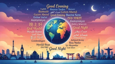 Good Evening in Different Languages
