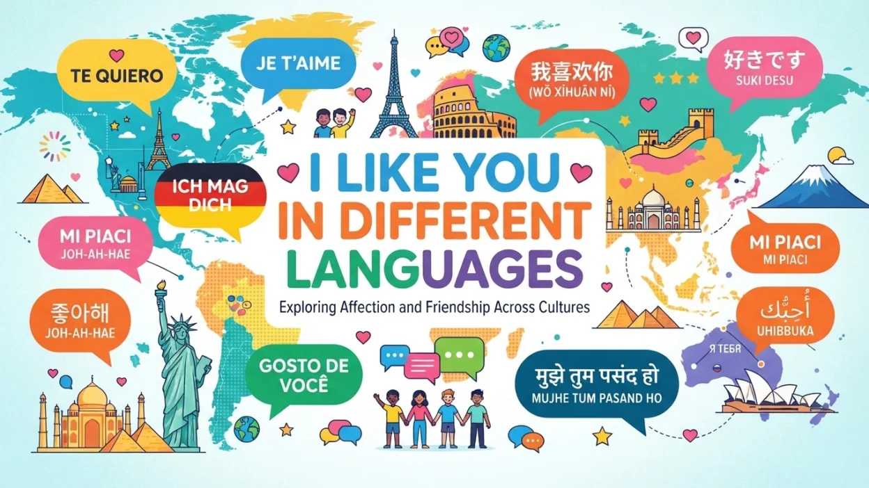 I Like You in Different Languages