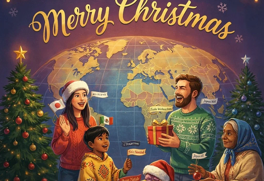 Merry Christmas in Different Languages