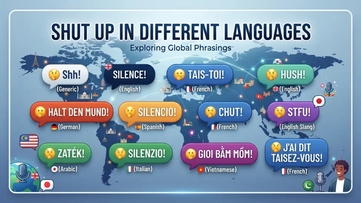 Shut Up in Different Languages