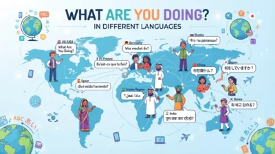 What Are You Doing in Different Languages