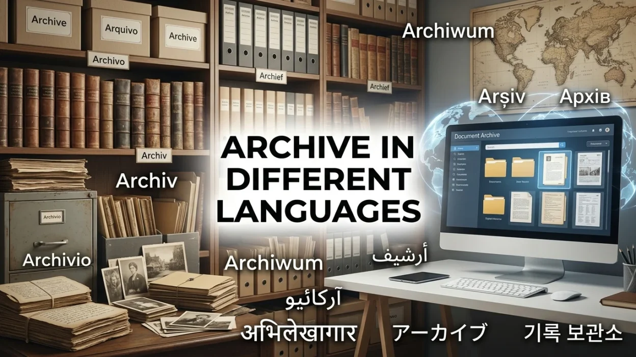 Archive in Different Languages