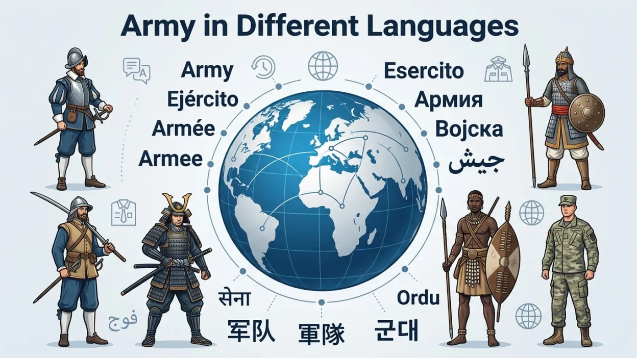 Army in Different Languages