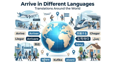 Arrive in Different Languages