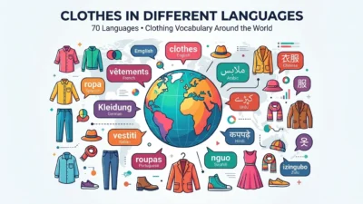 Clothes in Different Languages