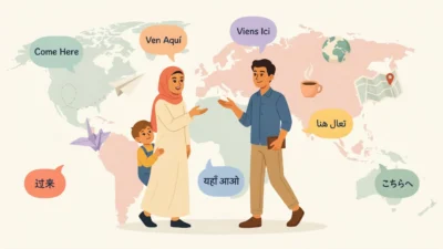 Come Here in Different Languages