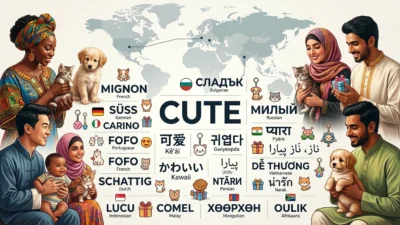 Cute in Different Languages