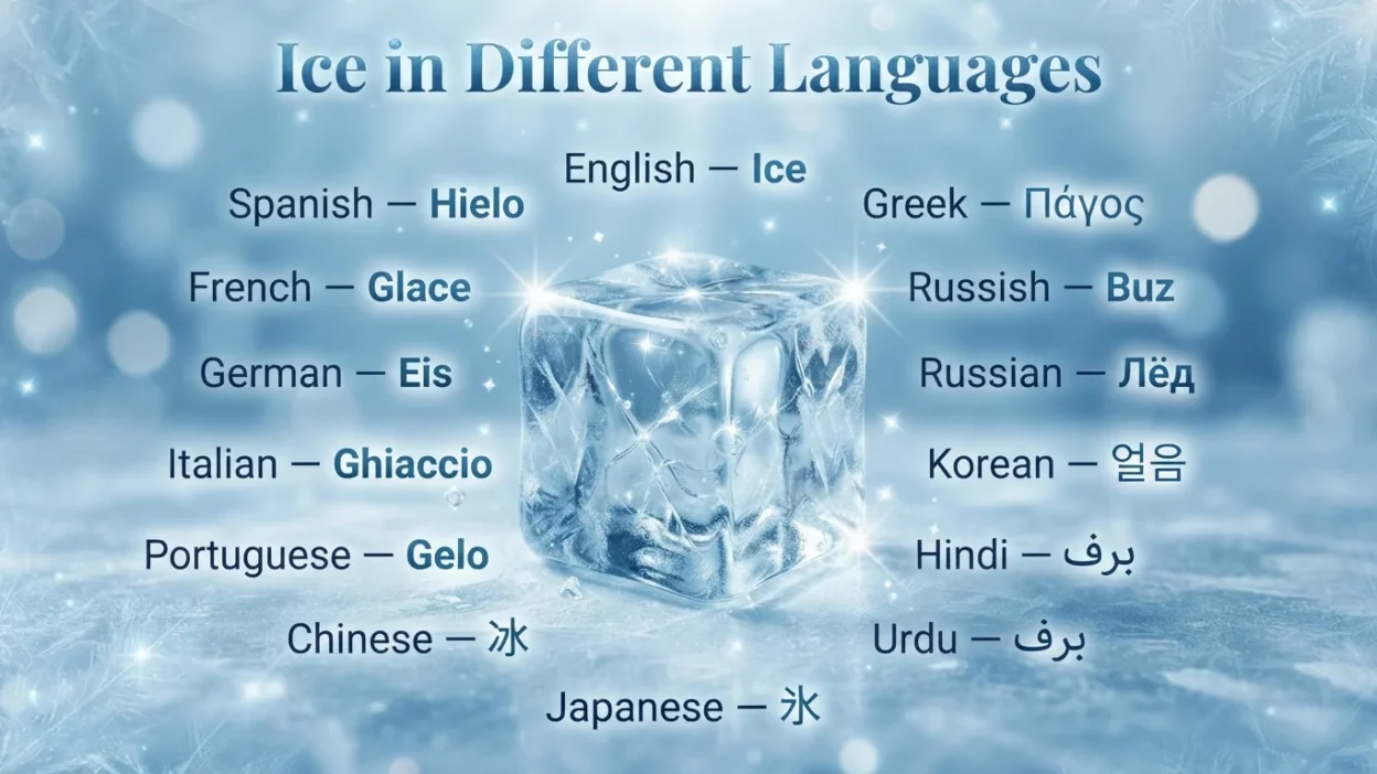 Ice in Different Languages