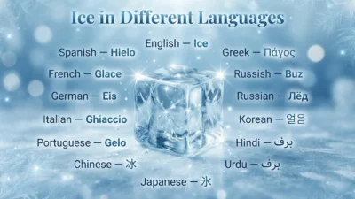 Ice in Different Languages