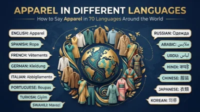 Apparel in Different Languages