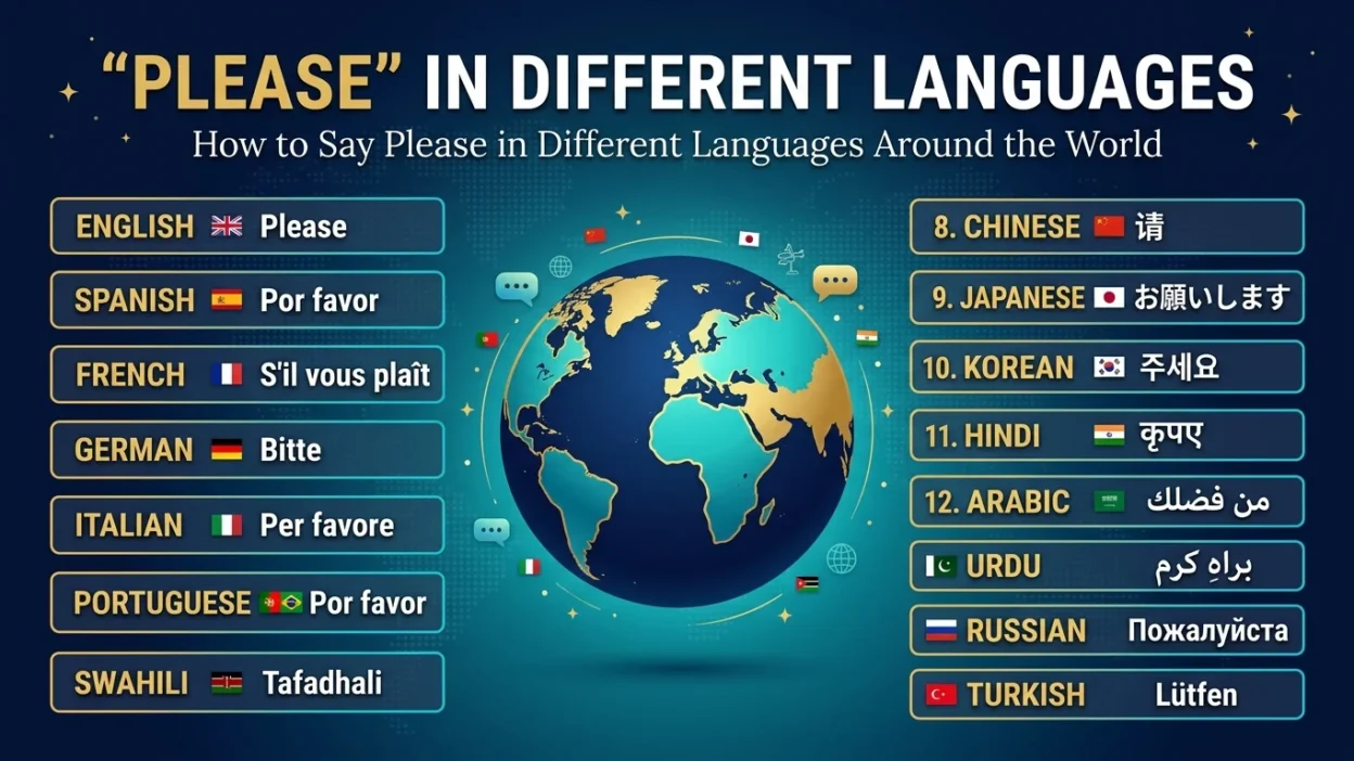 Please in Different Languages