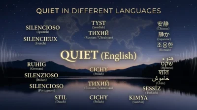 Quiet in Different Languages