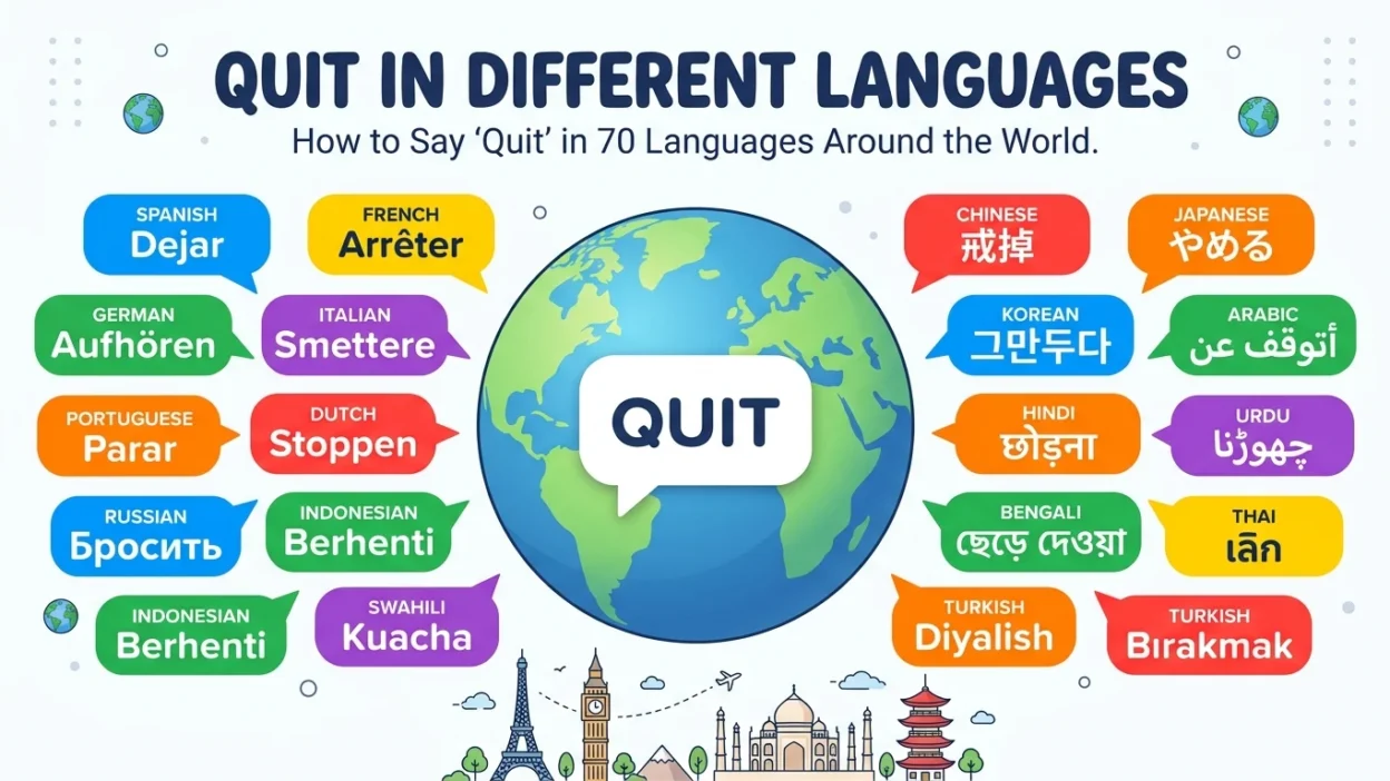 Quit in Different Languages
