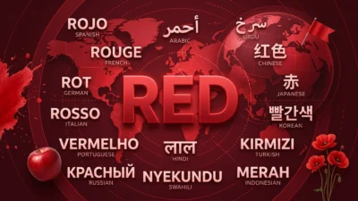 Red in Different Languages