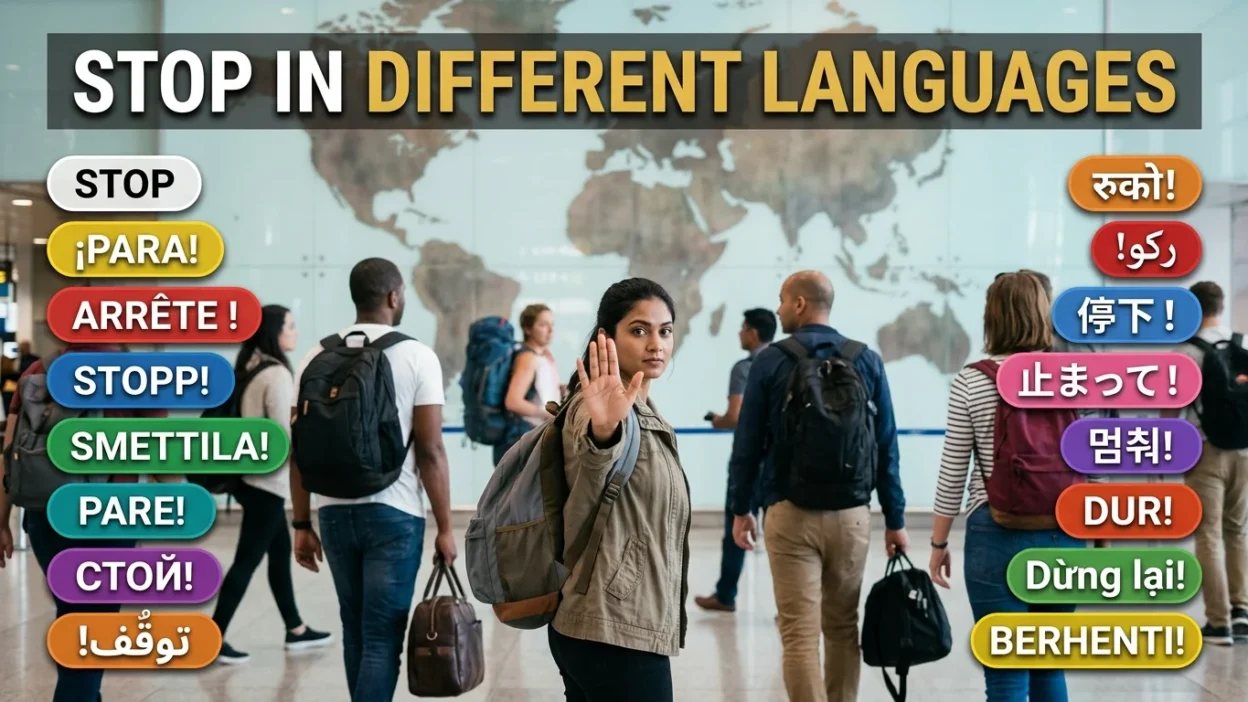 Stop in Different Languages
