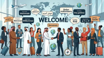 Welcome in Different Languages