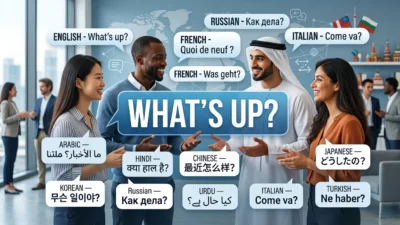What’s Up in Different Languages